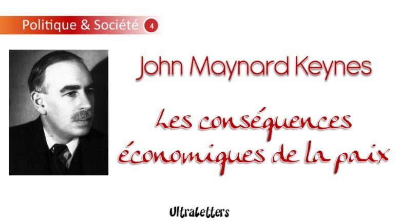 Les conséquences économiques de la paix – John Maynard Keynes
